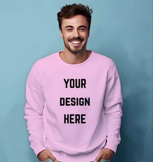 Aaramkhor Customized Design Your Own or Personalized Photo Printed Design Your Own Custom Merchandise summer-22 Unisex Sweatshirts